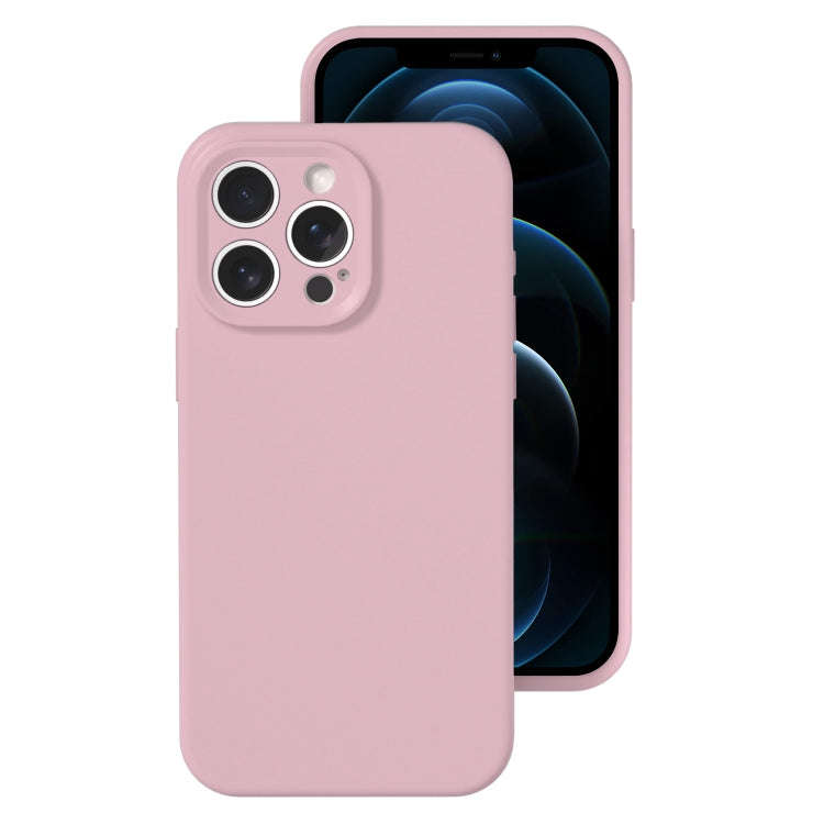 Precise Hole Liquid Silicone Jelly Color Full Coverage Phone Case, For iPhone 12 Pro Max