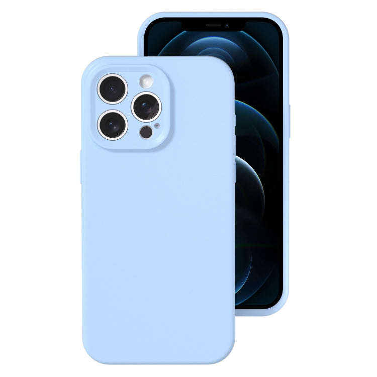 Precise Hole Liquid Silicone Jelly Color Full Coverage Phone Case, For iPhone 12 Pro Max