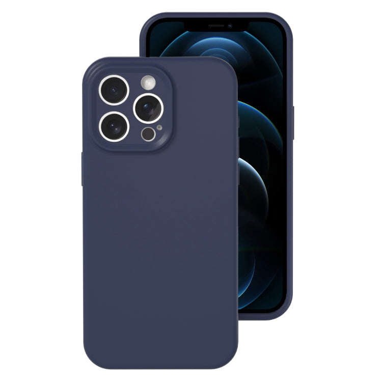 Precise Hole Liquid Silicone Jelly Color Full Coverage Phone Case, For iPhone 12 Pro Max