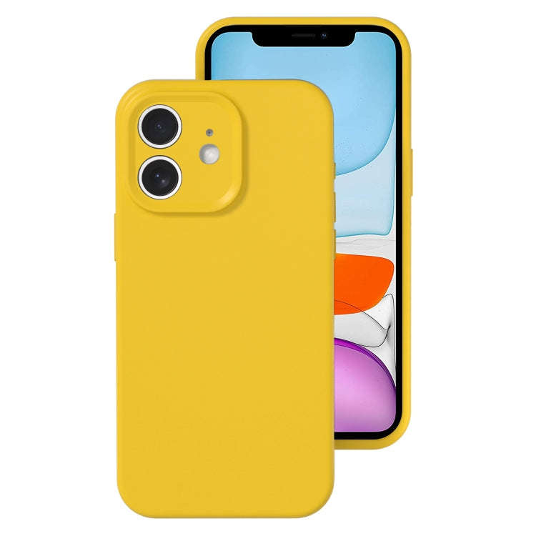 Precise Hole Liquid Silicone Jelly Color Full Coverage Phone Case, For iPhone 11