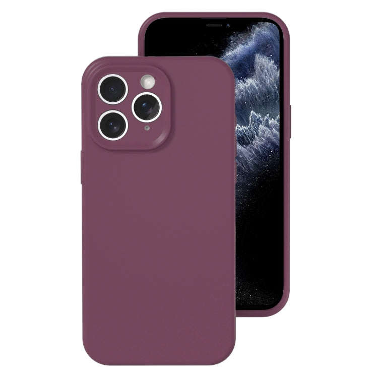 Precise Hole Liquid Silicone Jelly Color Full Coverage Phone Case, For iPhone 11 Pro