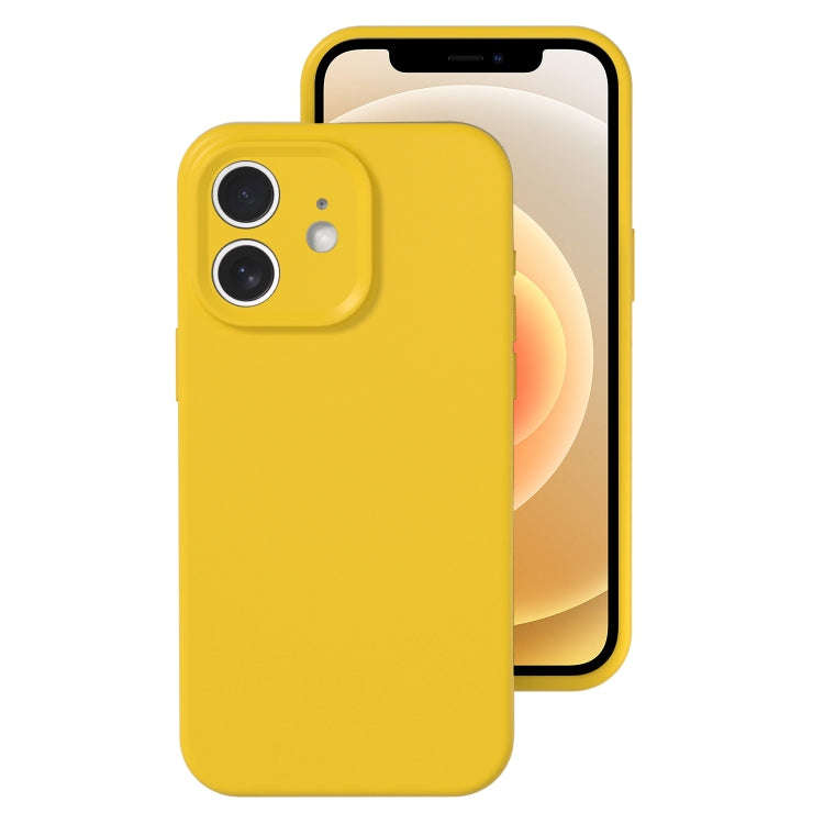 Precise Hole Liquid Silicone Jelly Color Full Coverage Phone Case, For iPhone 12