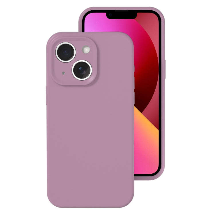 Precise Hole Liquid Silicone Jelly Color Full Coverage Phone Case, For iPhone 13
