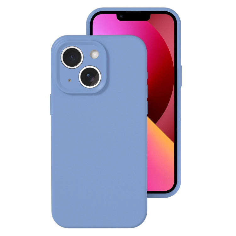 Precise Hole Liquid Silicone Jelly Color Full Coverage Phone Case, For iPhone 13