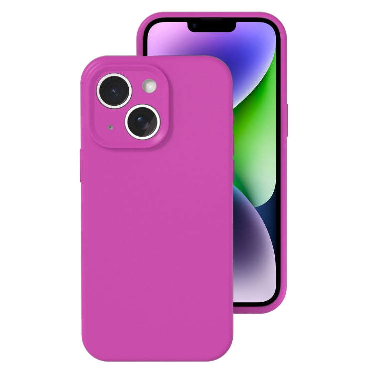 Precise Hole Liquid Silicone Jelly Color Full Coverage Phone Case, For iPhone 14