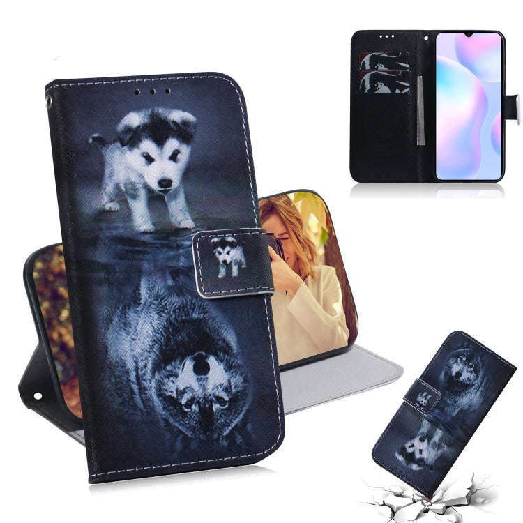 Coloured Drawing Horizontal Flip Leather Case, with Holder & Card Slots & Wallet, For LG K51S, Fo...