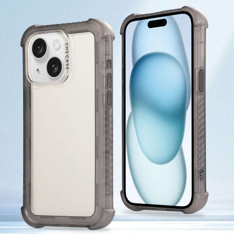 Transparent Matte TPU Hybrid PC 3-in-1 Phone Case, For iPhone 16 Pro Max, For iPhone 16 Pro, For ...