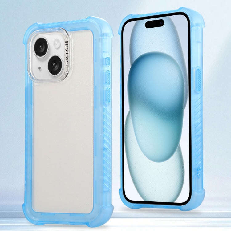 Transparent Matte TPU Hybrid PC 3-in-1 Phone Case, For iPhone 16 Pro Max, For iPhone 16 Pro, For ...