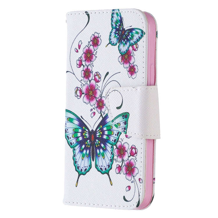 Colored Drawing Pattern Horizontal Flip Leather Case with Holder & Card Slots & Wallet, For iPhon...
