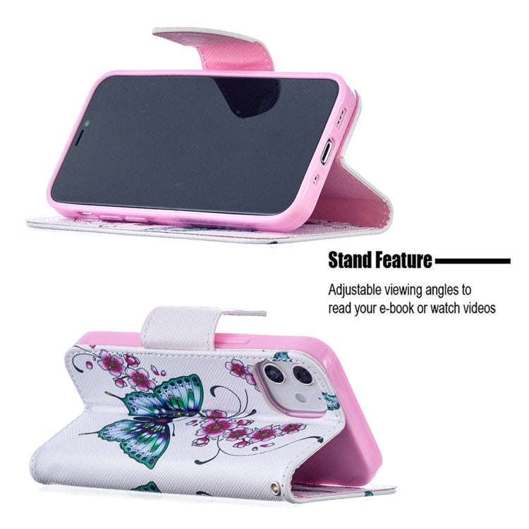 Colored Drawing Pattern Horizontal Flip Leather Case with Holder & Card Slots & Wallet, For iPhon...