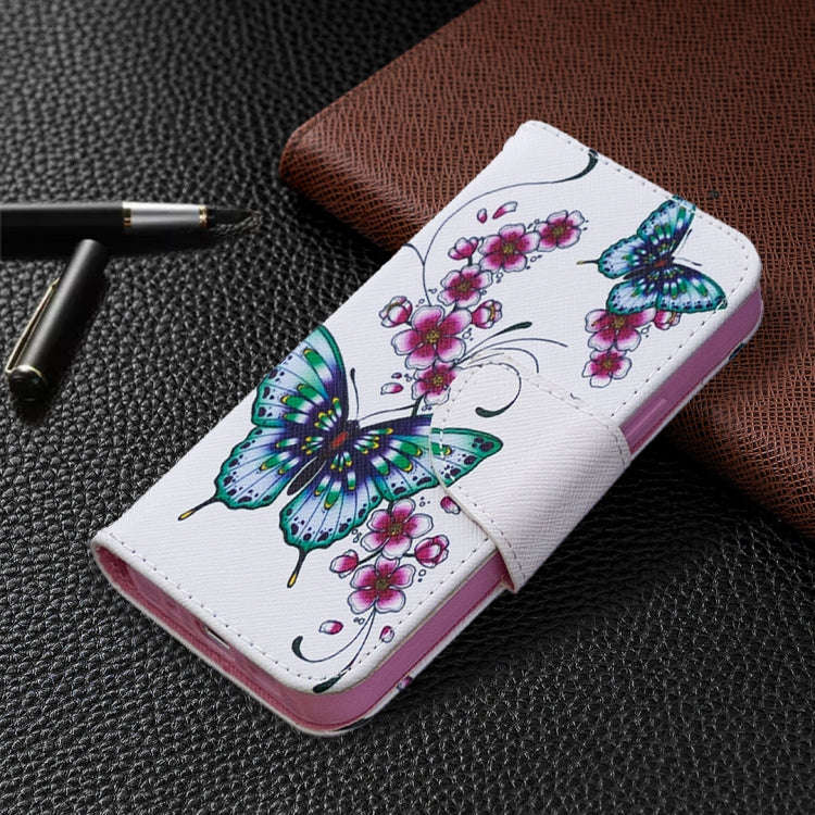 Colored Drawing Pattern Horizontal Flip Leather Case with Holder & Card Slots & Wallet, For iPhon...