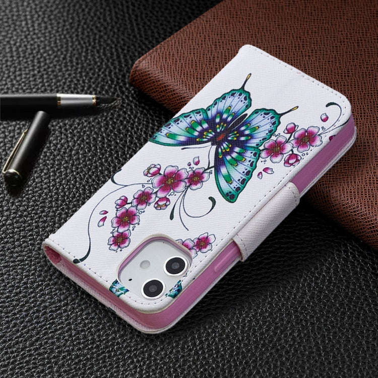 Colored Drawing Pattern Horizontal Flip Leather Case with Holder & Card Slots & Wallet, For iPhon...