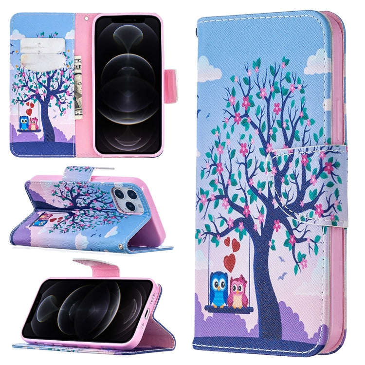 Colored Drawing Pattern Horizontal Flip Leather Case with Holder & Card Slots & Wallet, For iPhon...