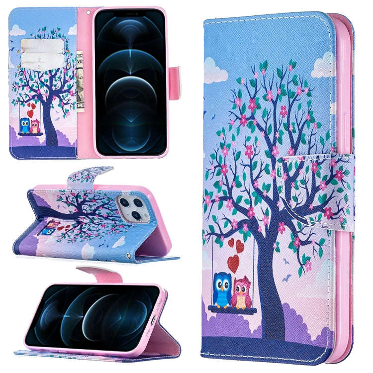 Colored Drawing Pattern Horizontal Flip Leather Case with Holder & Card Slots & Wallet, For iPhon...