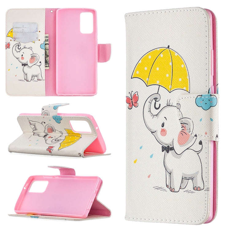 Colored Drawing Pattern Horizontal Flip Leather Case with Holder & Card Slots & Wallet, For iPhon...