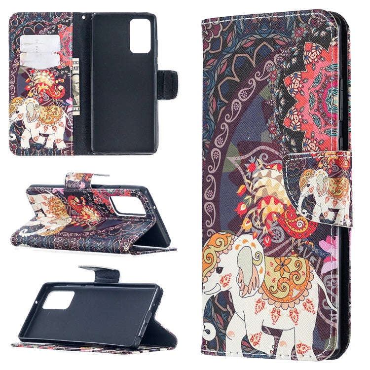 Colored Drawing Pattern Horizontal Flip Leather Case with Holder & Card Slots & Wallet, For iPhon...