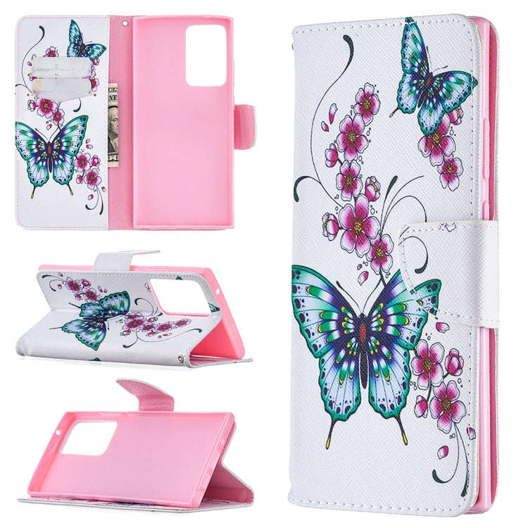 Colored Drawing Pattern Horizontal Flip Leather Case with Holder & Card Slots & Wallet, For Samsu...
