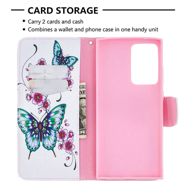 Colored Drawing Pattern Horizontal Flip Leather Case with Holder & Card Slots & Wallet, For Samsu...