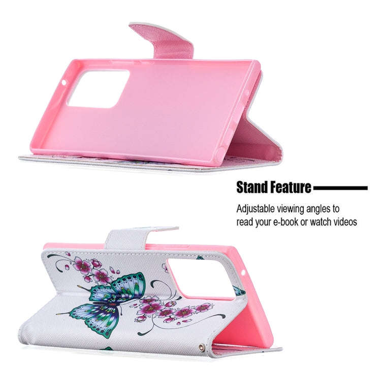 Colored Drawing Pattern Horizontal Flip Leather Case with Holder & Card Slots & Wallet, For Samsu...