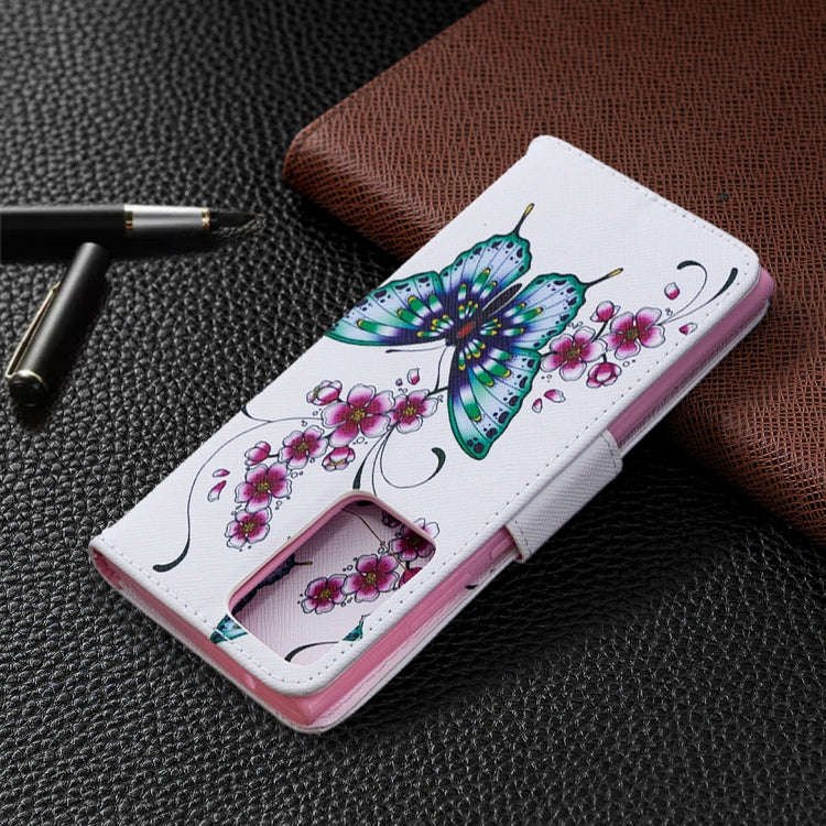 Colored Drawing Pattern Horizontal Flip Leather Case with Holder & Card Slots & Wallet, For Samsu...