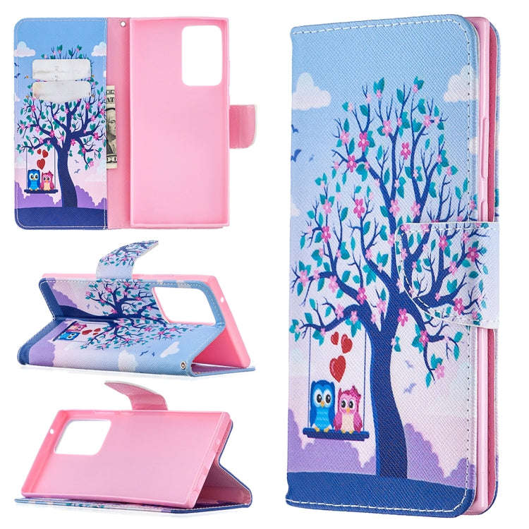 Colored Drawing Pattern Horizontal Flip Leather Case with Holder & Card Slots & Wallet, For Samsu...