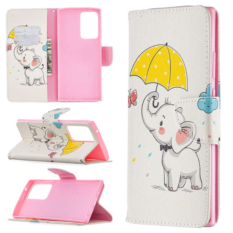 Colored Drawing Pattern Horizontal Flip Leather Case with Holder & Card Slots & Wallet, For Samsu...