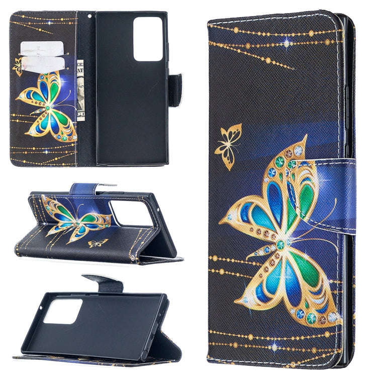 Colored Drawing Pattern Horizontal Flip Leather Case with Holder & Card Slots & Wallet, For Samsu...