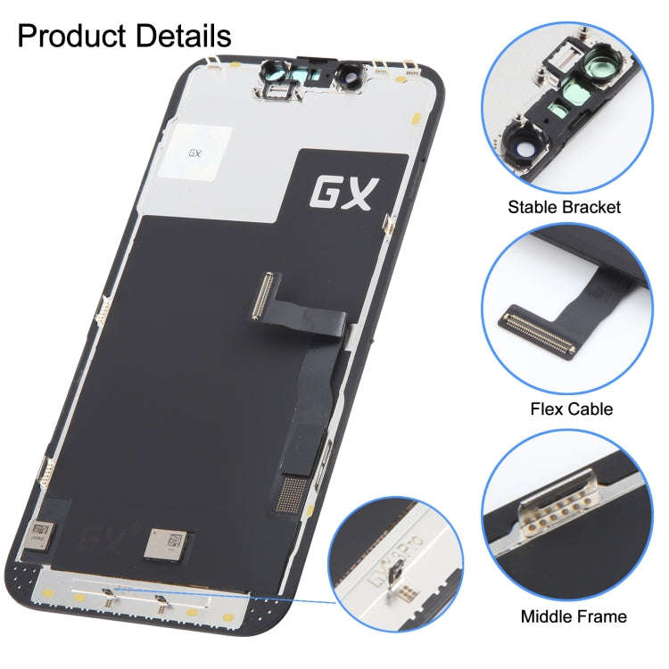 GX Hard OLED Screen, For iPhone 13 Pro Hard, For iPhone 14 Hard, For iPhone 14 Plus Soft, For iPh...