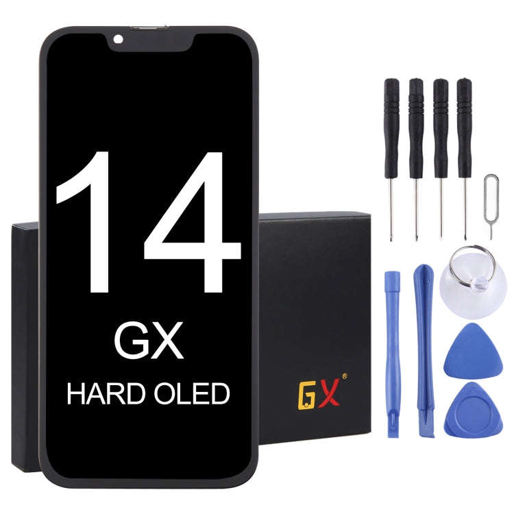 GX Hard OLED Screen, For iPhone 13 Pro Hard, For iPhone 14 Hard, For iPhone 14 Plus Soft, For iPh...