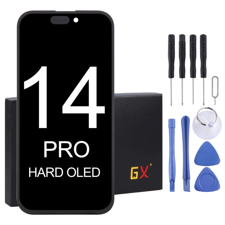 GX Hard OLED Screen, For iPhone 13 Pro Hard, For iPhone 14 Hard, For iPhone 14 Plus Soft, For iPh...