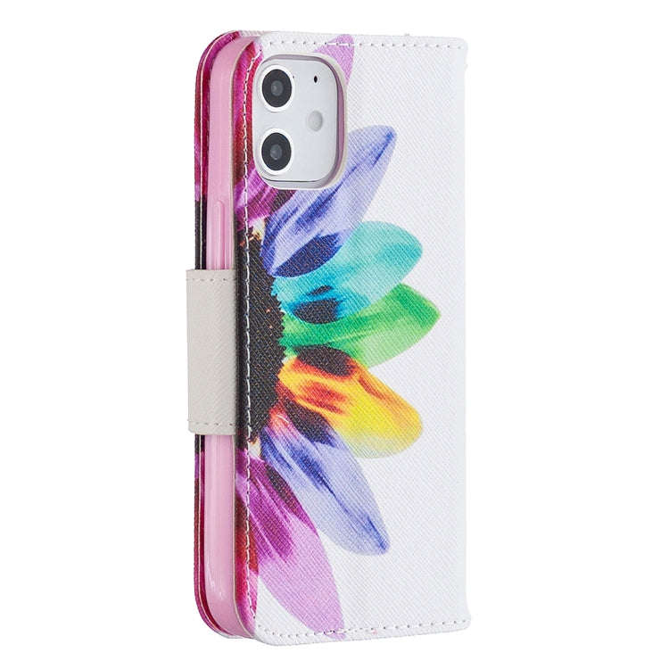 Colored Drawing Pattern Horizontal Flip Leather Case with Holder & Card Slots & Wallet, For iPhon...