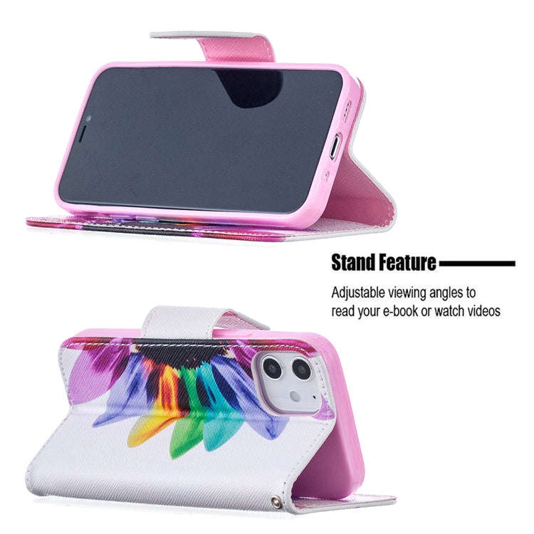 Colored Drawing Pattern Horizontal Flip Leather Case with Holder & Card Slots & Wallet, For iPhon...