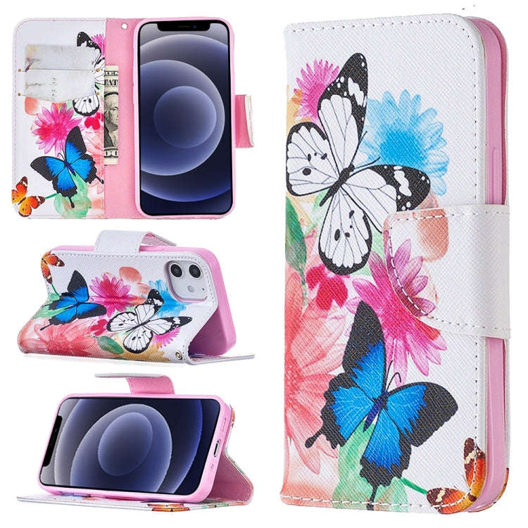 Colored Drawing Pattern Horizontal Flip Leather Case with Holder & Card Slots & Wallet, For iPhon...