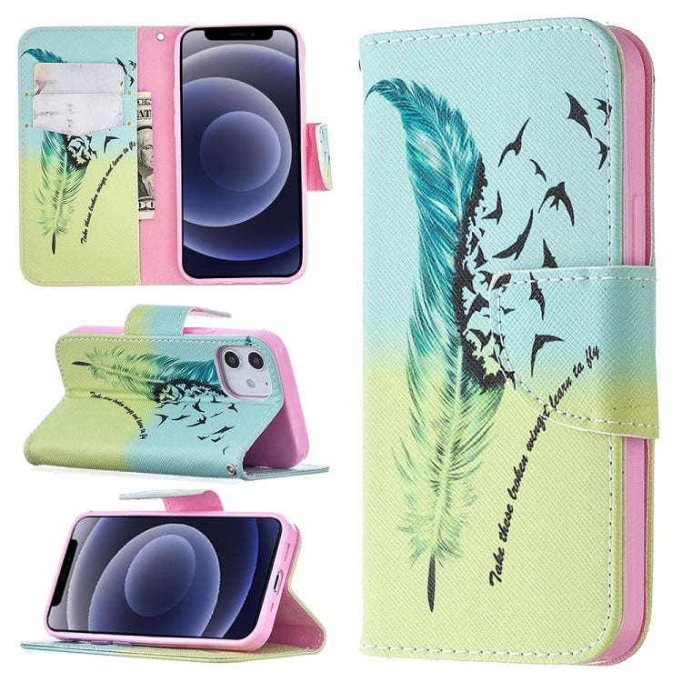 Colored Drawing Pattern Horizontal Flip Leather Case with Holder & Card Slots & Wallet, For iPhon...