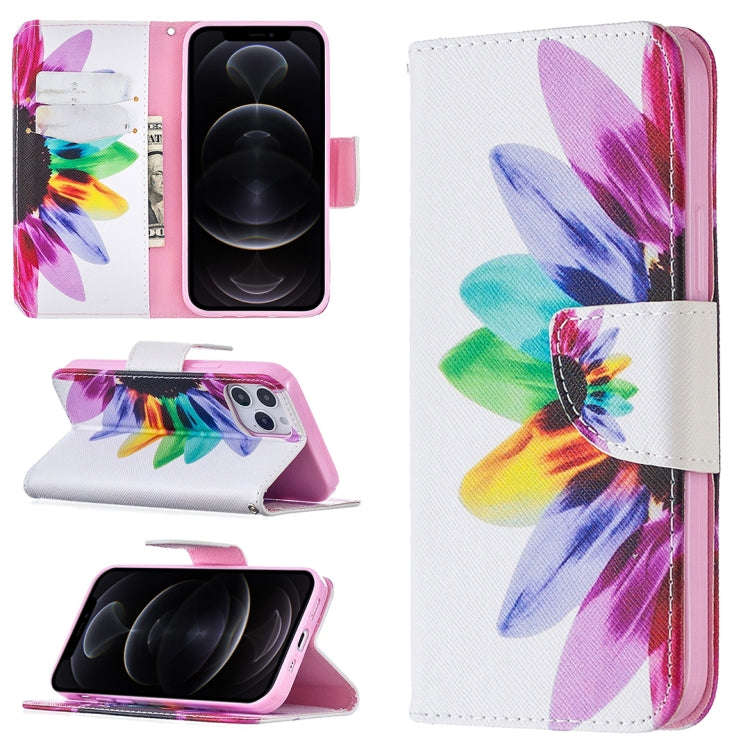 Colored Drawing Pattern Horizontal Flip Leather Case with Holder & Card Slots & Wallet, For iPhon...
