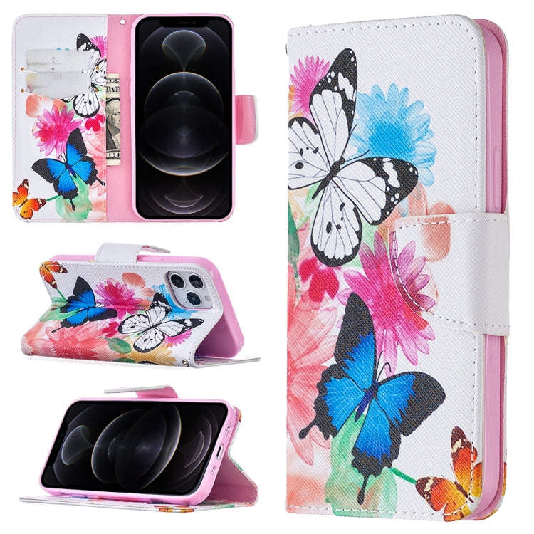 Colored Drawing Pattern Horizontal Flip Leather Case with Holder & Card Slots & Wallet, For iPhon...