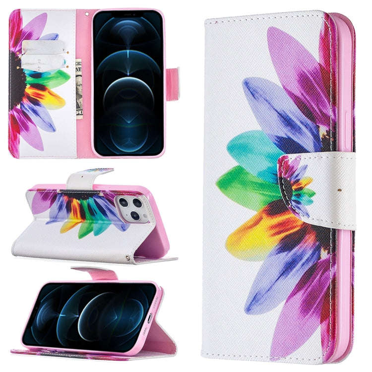 Colored Drawing Pattern Horizontal Flip Leather Case with Holder & Card Slots & Wallet, For iPhon...