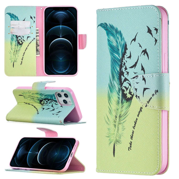 Colored Drawing Pattern Horizontal Flip Leather Case with Holder & Card Slots & Wallet, For iPhon...