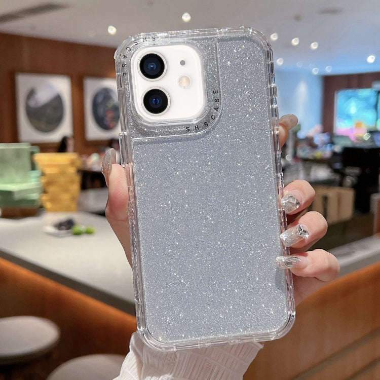 TPU + PC + Glitter Paper Full Coverage Phone Case, For iPhone 14 Pro Max, For iPhone 13 Pro Max, ...