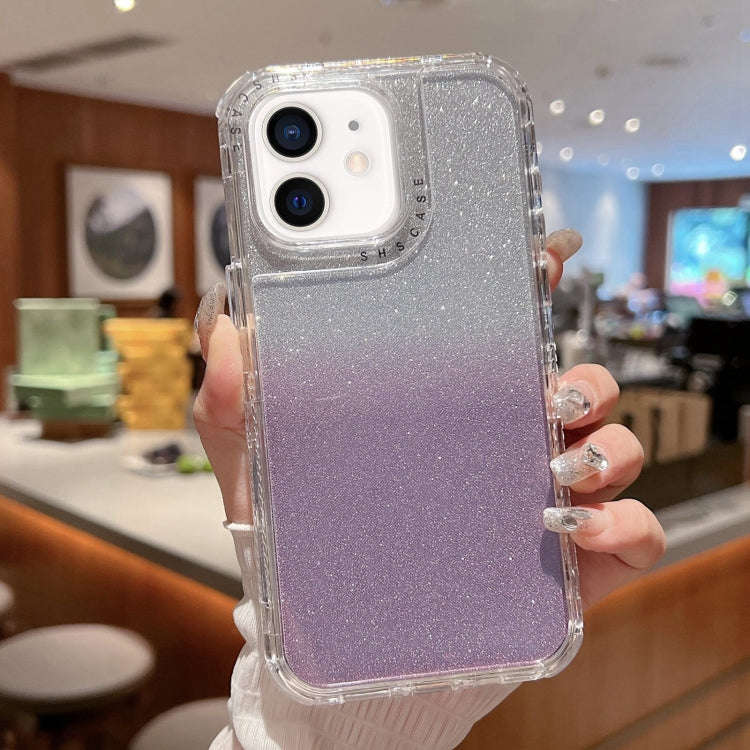 TPU + PC + Glitter Paper Full Coverage Phone Case, For iPhone 14 Pro Max, For iPhone 13 Pro Max, ...