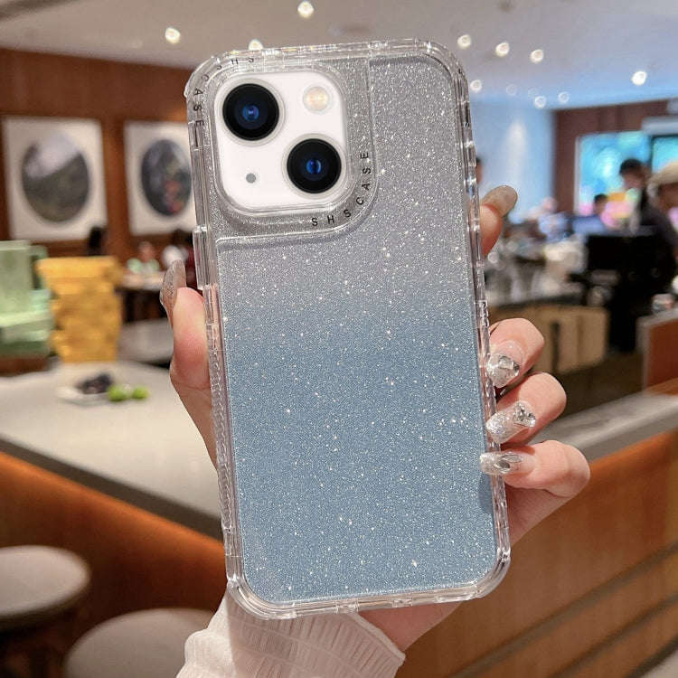 TPU + PC + Glitter Paper Full Coverage Phone Case, For iPhone 14 Pro Max, For iPhone 13 Pro Max, ...