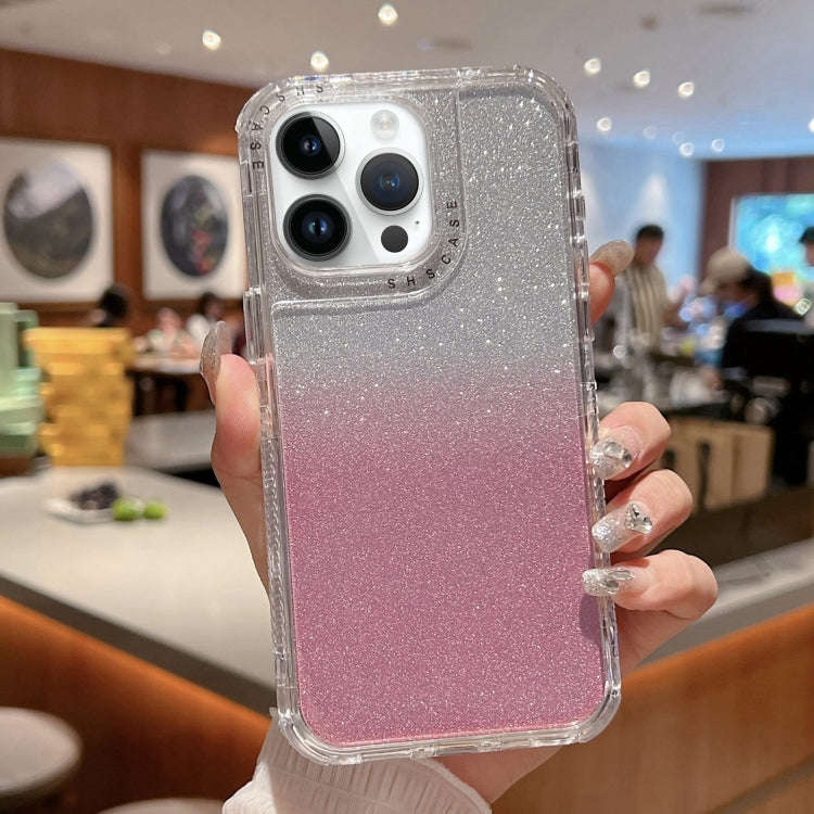 TPU + PC + Glitter Paper Full Coverage Phone Case, For iPhone 14 Pro Max, For iPhone 13 Pro Max, ...