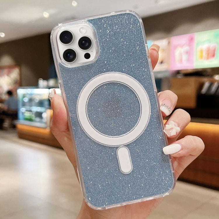 Acrylic Transparent Glitter MagSafe Phone Case, For iPhone 15 Pro Max, For iPhone 15 Pro, For iPh...