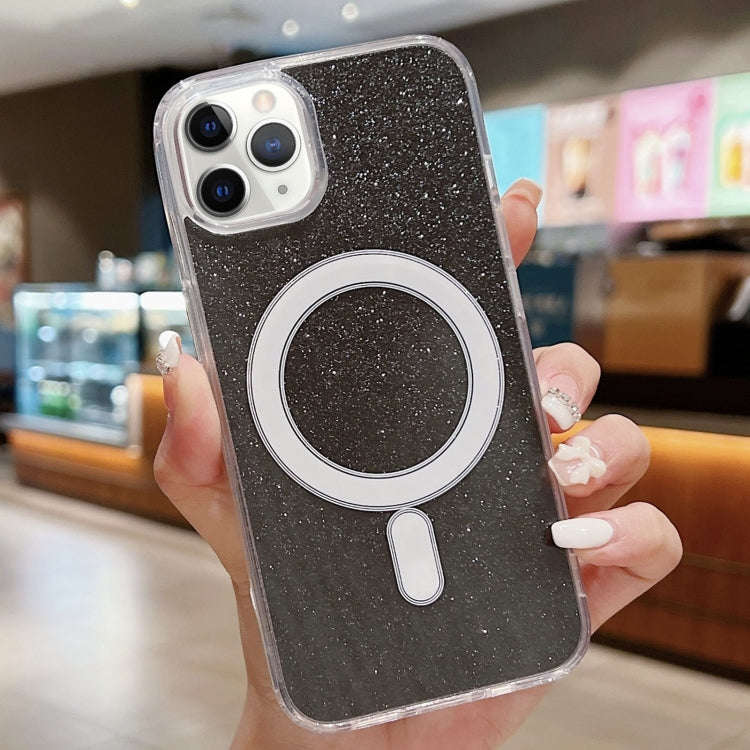 Acrylic Transparent Glitter MagSafe Phone Case, For iPhone 13 Pro, For iPhone 13, For iPhone 12 /...
