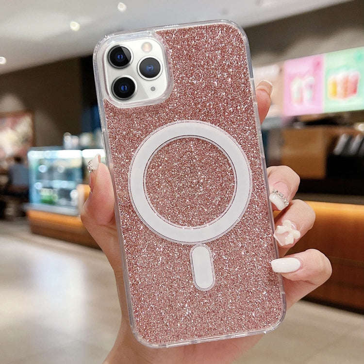 Acrylic Transparent Glitter MagSafe Phone Case, For iPhone 13 Pro, For iPhone 13, For iPhone 12 /...