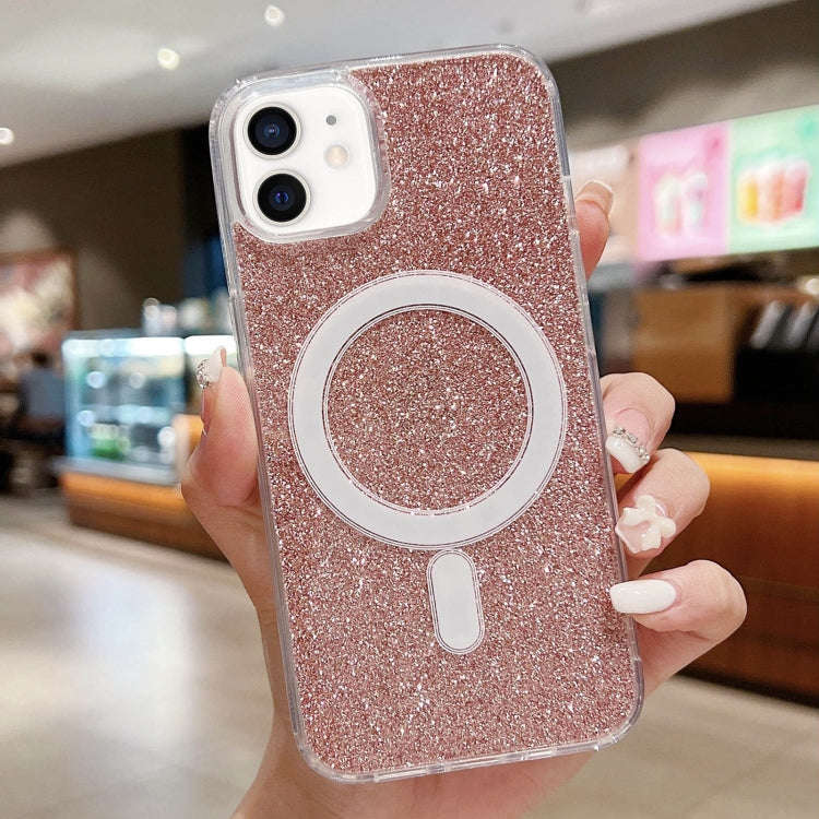 Acrylic Transparent Glitter MagSafe Phone Case, For iPhone 13 Pro, For iPhone 13, For iPhone 12 /...