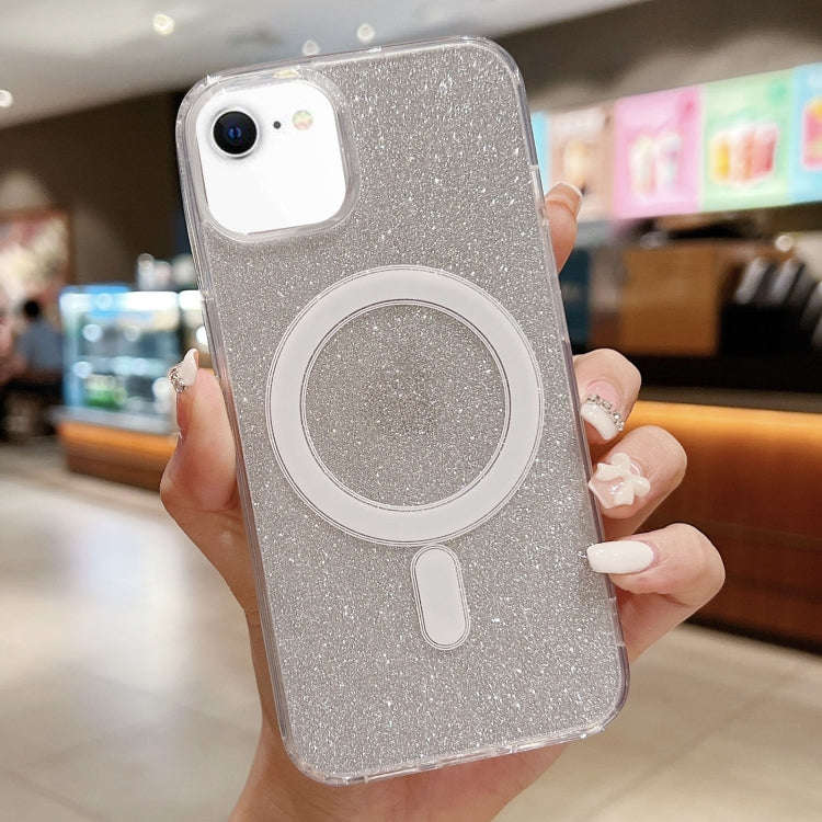 Acrylic Transparent Glitter MagSafe Phone Case, For iPhone 15 Pro Max, For iPhone 15 Pro, For iPh...
