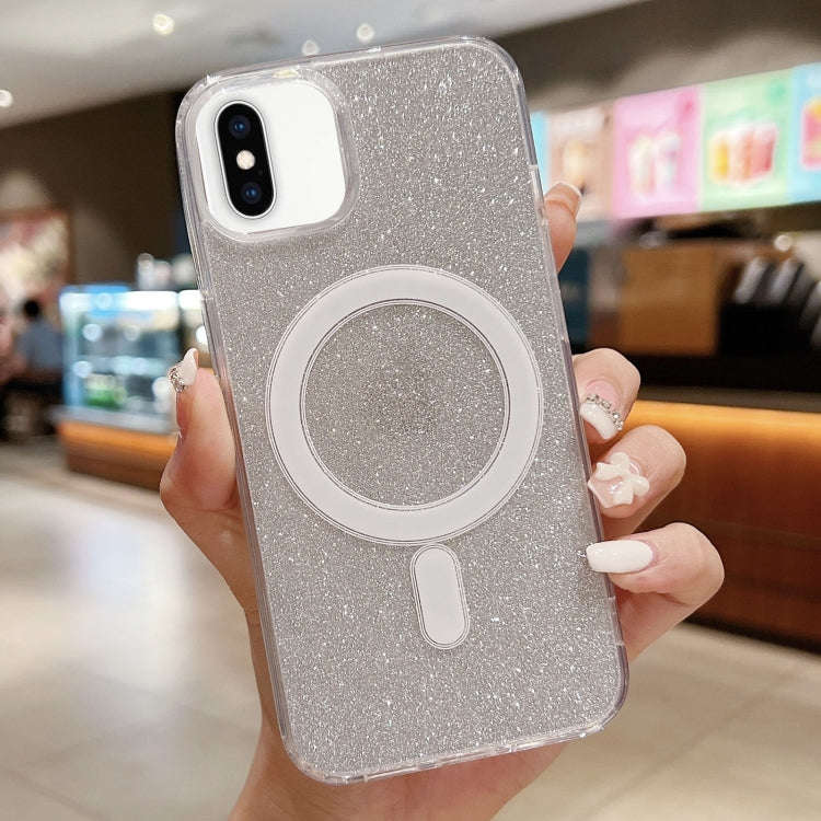 Acrylic Transparent Glitter MagSafe Phone Case, For iPhone 13 Pro, For iPhone 13, For iPhone 12 /...