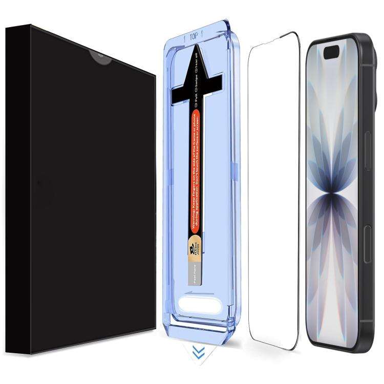 LK Easy Install HD Tempered Glass Film, For iPhone 17 Pro Max, For iPhone 17 Pro, For iPhone 17, ...