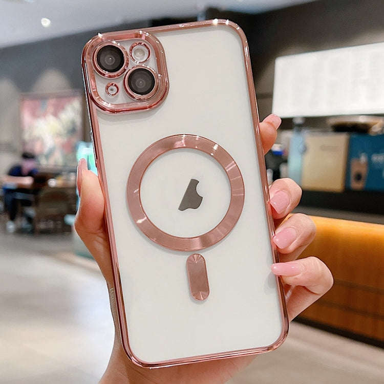 Electroplating MagSafe Phone Case, For iPhone 15, For iPhone 14 Plus, For iPhone 14, For iPhone 1...